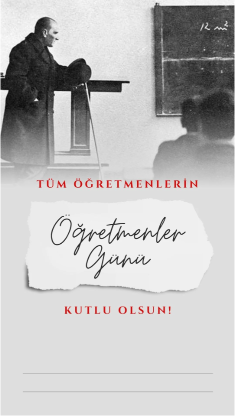 24 KASIM ÖĞRETMENLER GÜNÜ KUTLANDI .